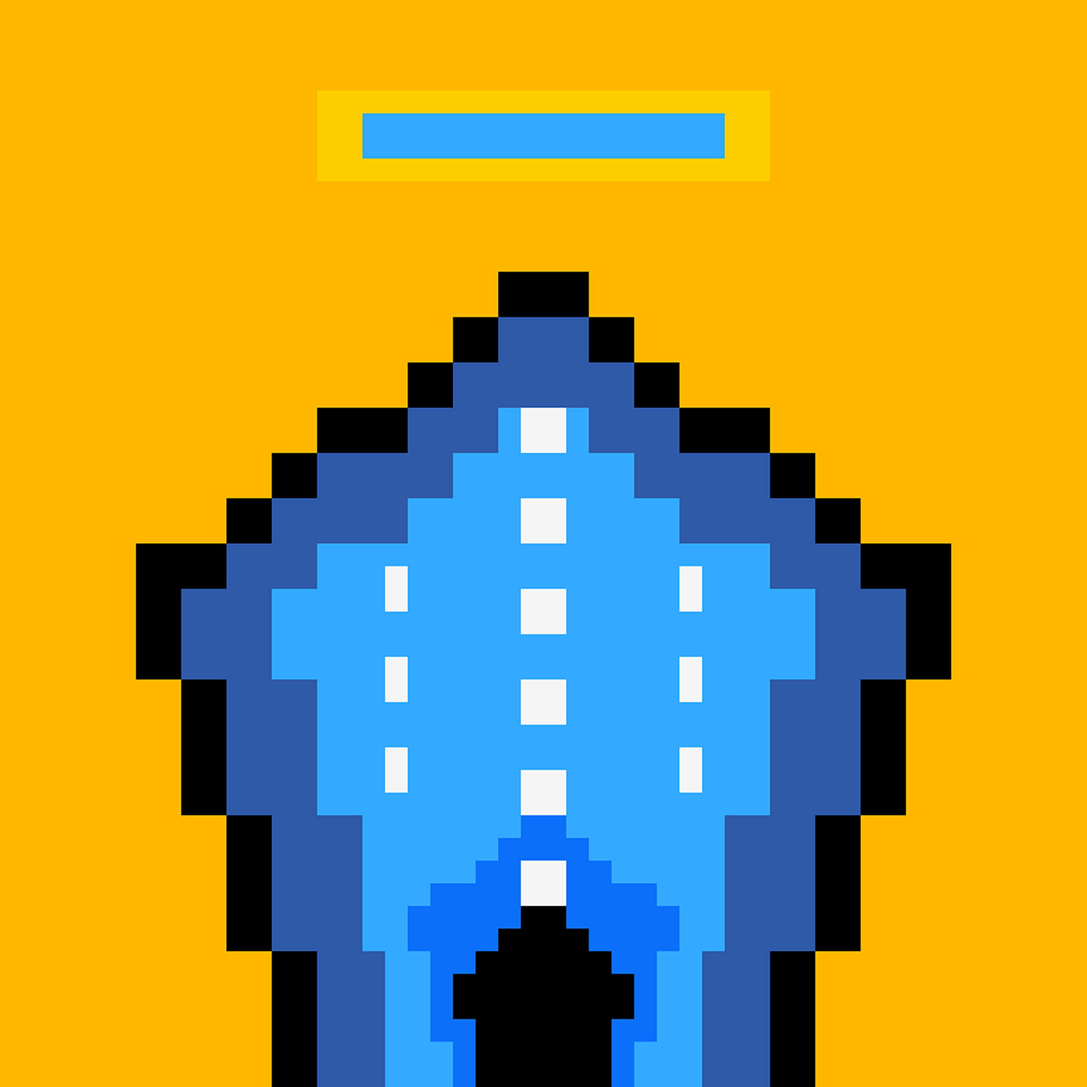 楊宗翰《NFT Pixel Tunnel #75》,2021