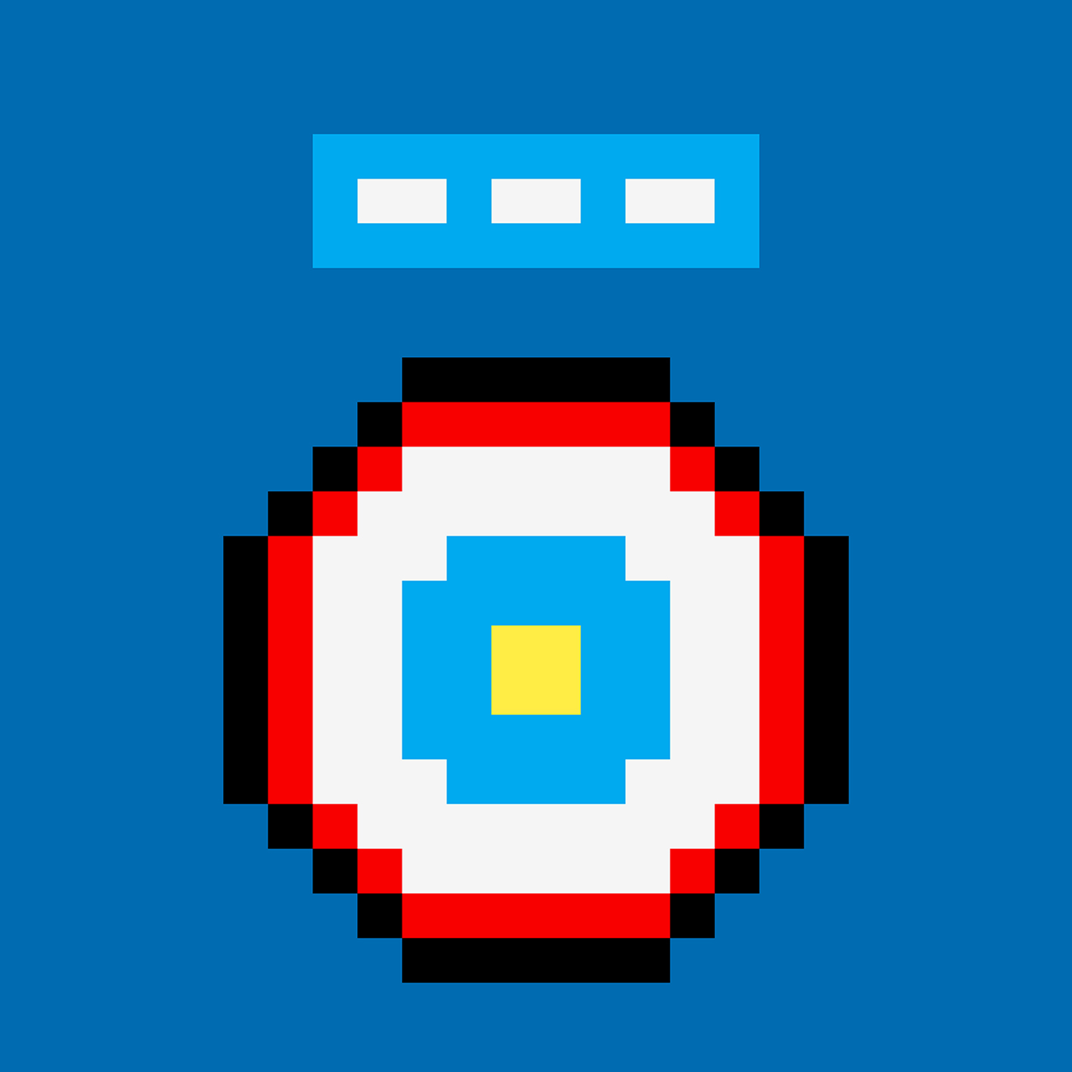 楊宗翰《NFT Pixel Tunnel #93》，2021