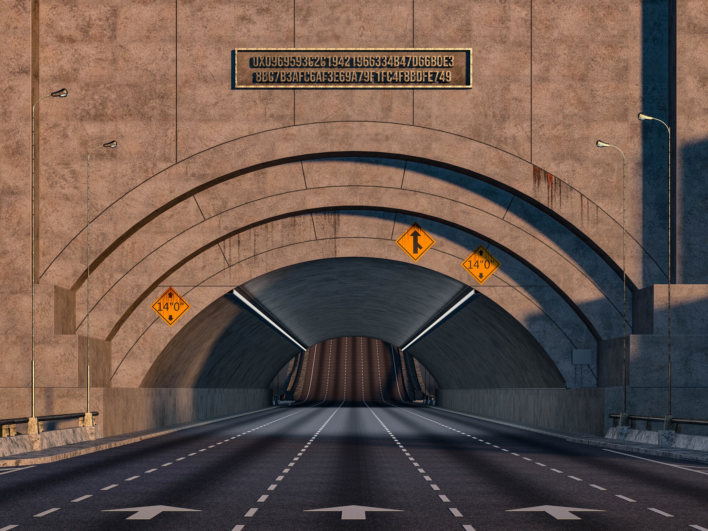 楊宗翰《Tunnel at Complete 24 Hours #01 (Dusk)》,2022